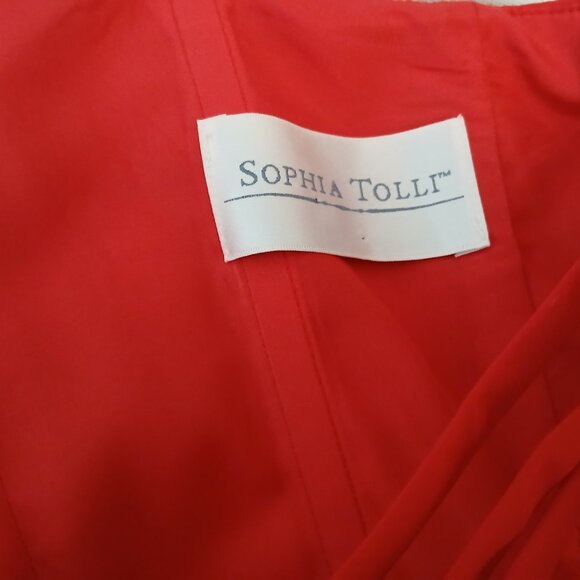 Strapless Gown w Corset Back - Picture 8 of 9